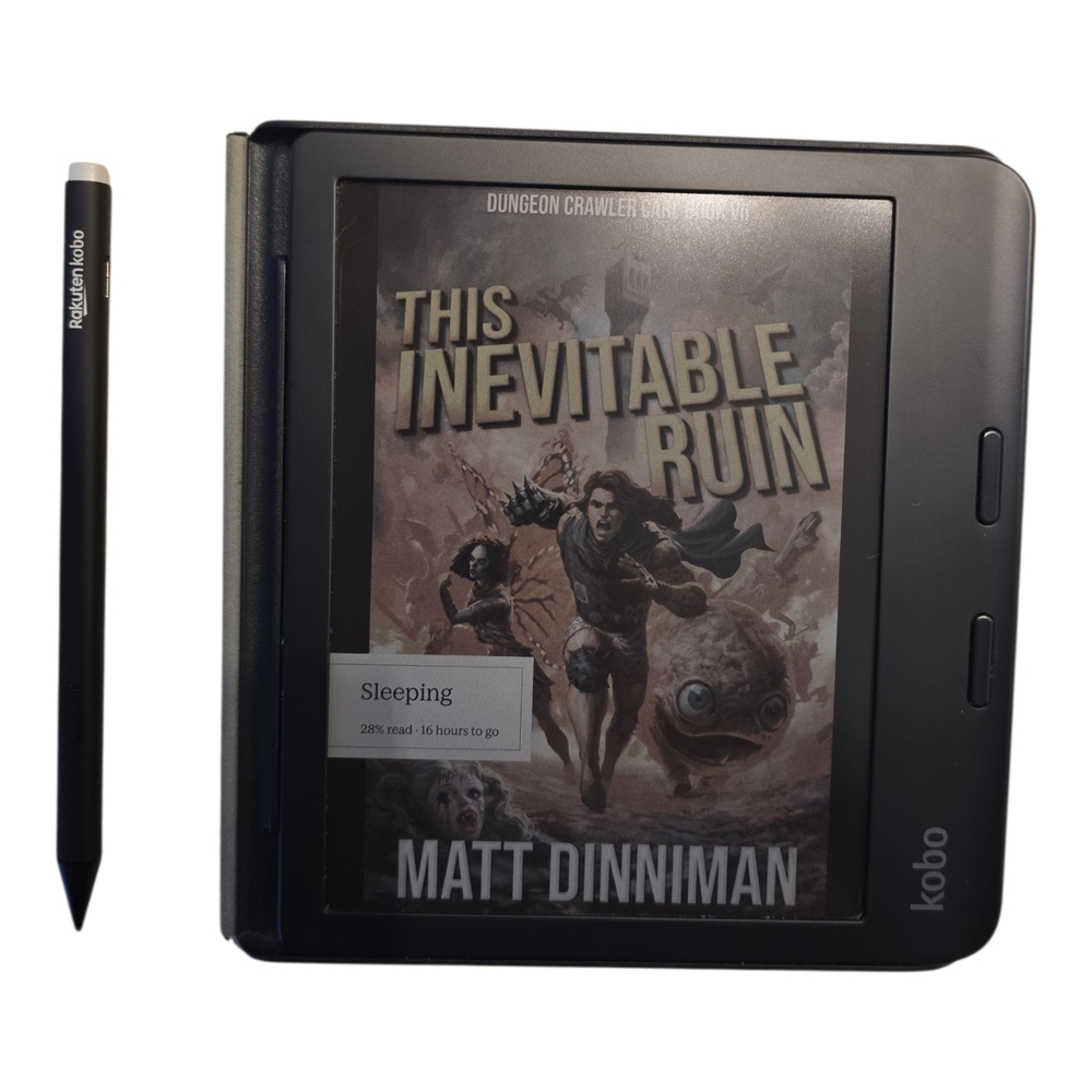 Kobo Libra Colour eReader 7" Glare-Free Colour E Ink Kaleido 3 Display Gray - Picture 3 of 7